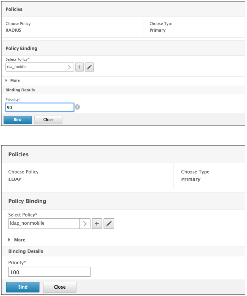 Policies page