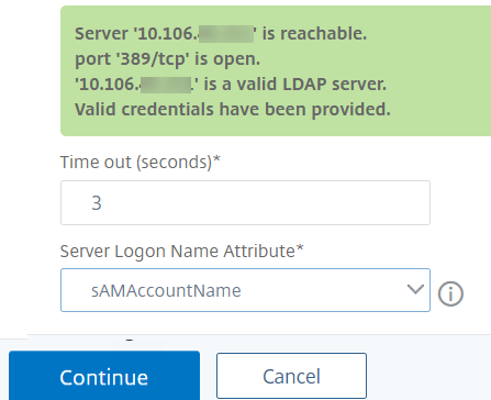 Specify configuration values