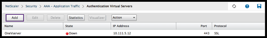 Add virtual server