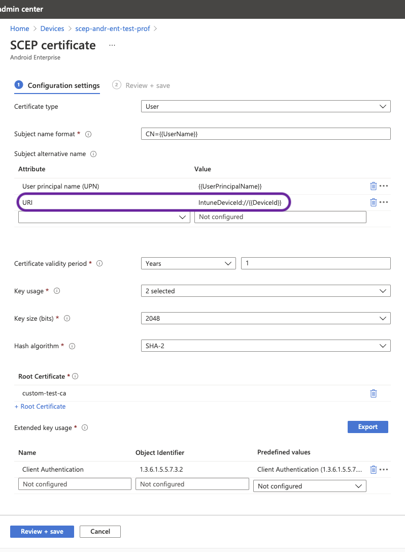 Intune device ID sample