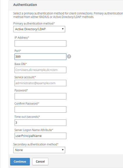 Certificate policy parameters