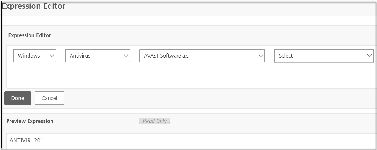 Select vendor